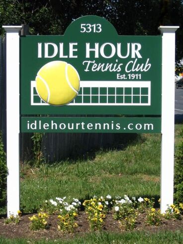 Idle Hour Tennis Club sign